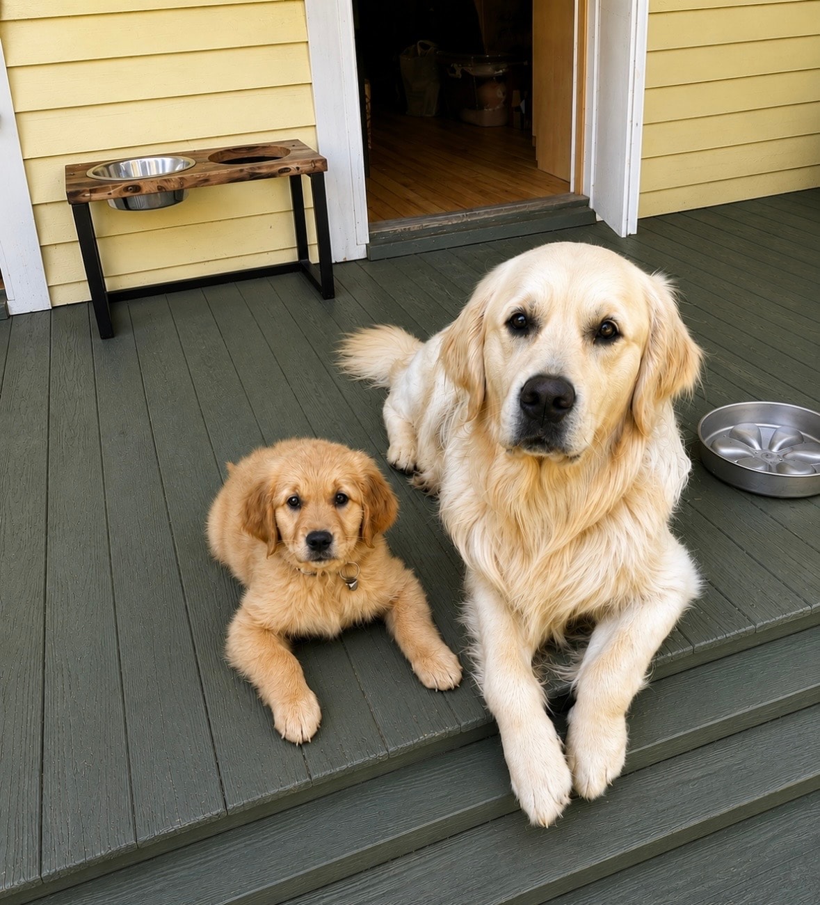 AKC golden retriever puppies raised in a Vermont family home — Vermont Golden Meadows